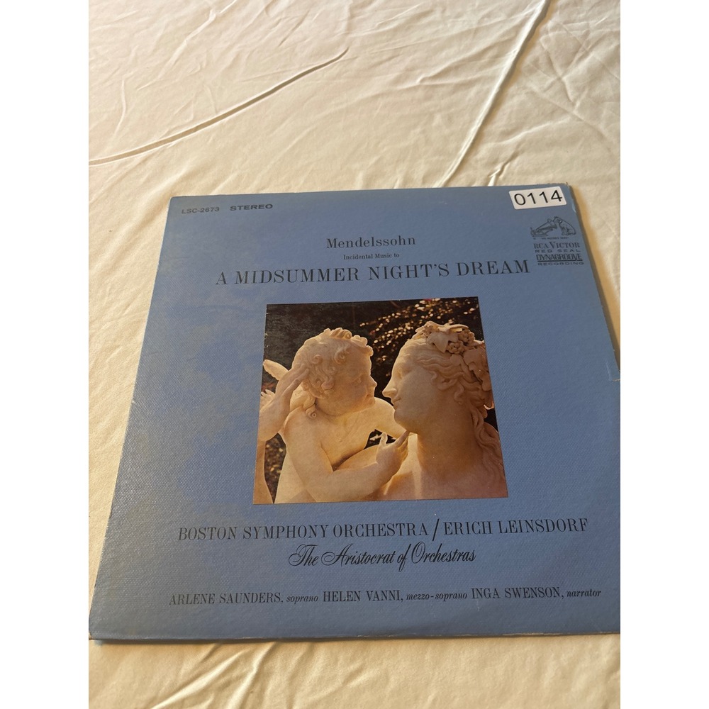 RCA Victor Mendelssohn Midsummer Nights Dream Vinyl LP LSC-2673 Blue Good Stereo